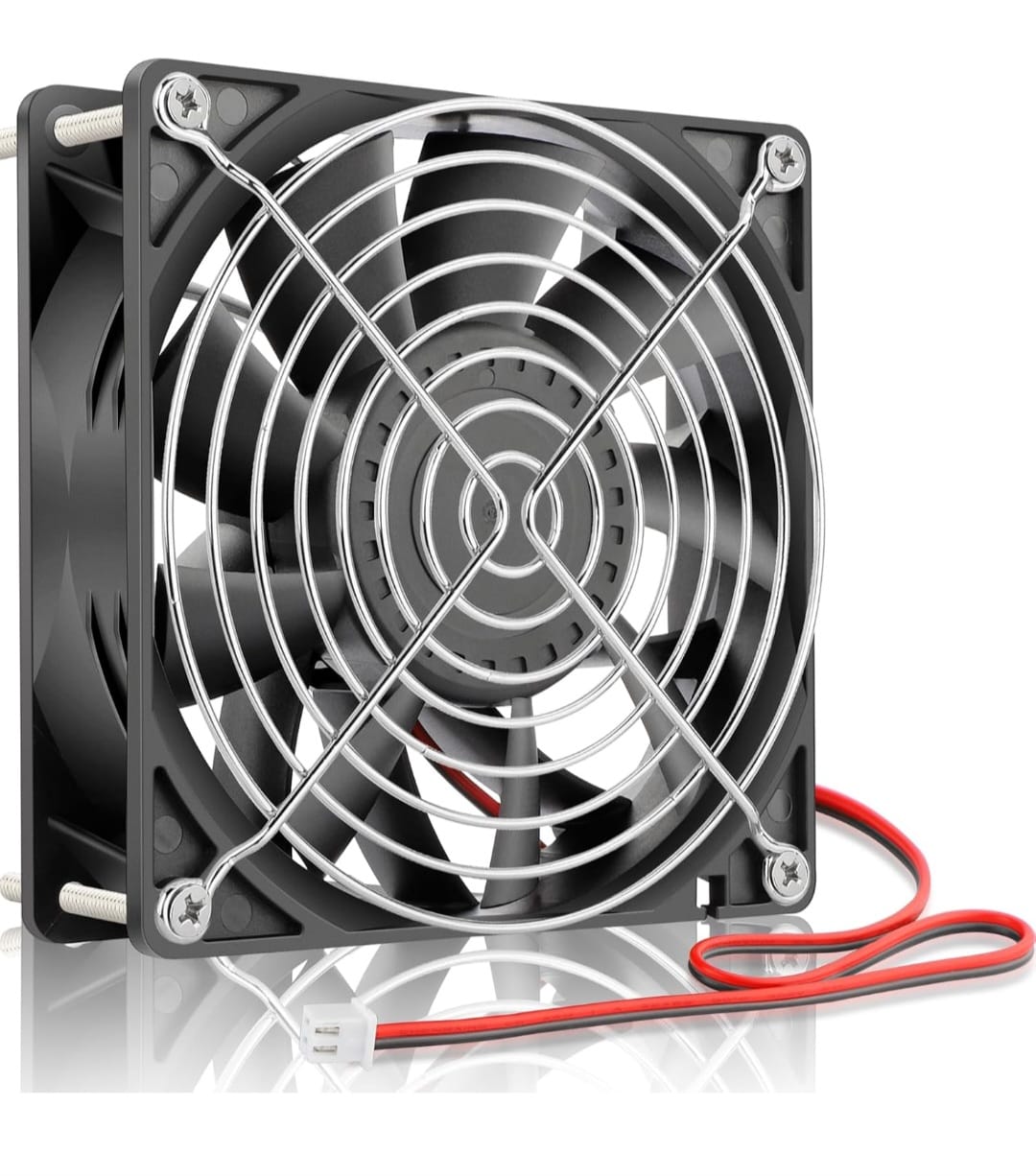 GDSTIME 140mm 12V 2-Pin Dual Ball Bearing Cooling Fan