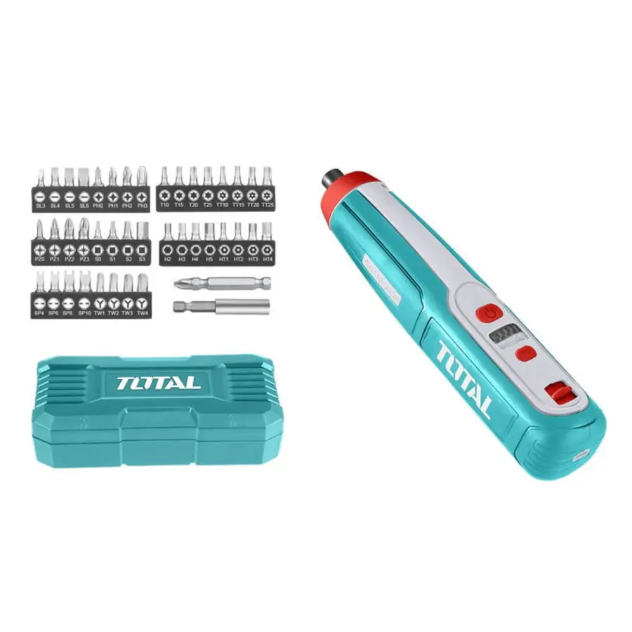 TOTAL Electric Screwdriver Set