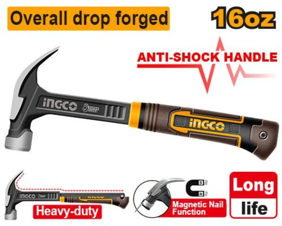 INGCO 16oz Claw Hammer