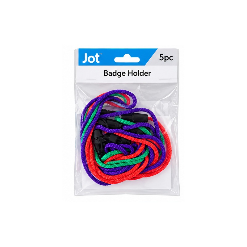 Jot Badge Holder 5pc