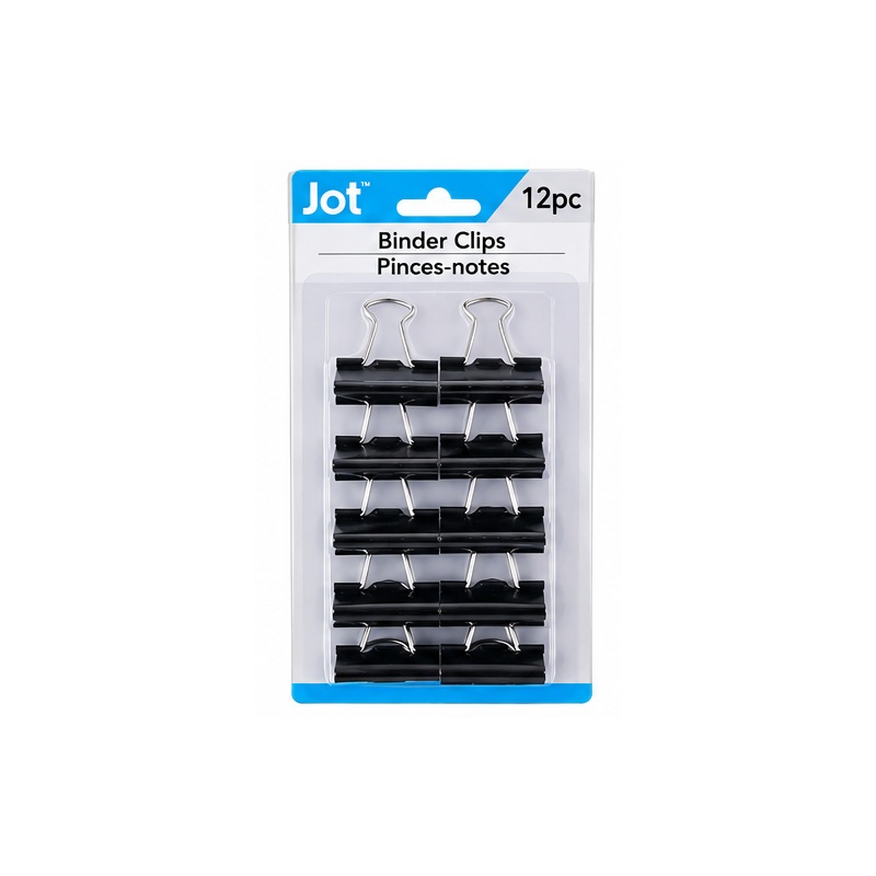 Jot Binder Clips 12pc