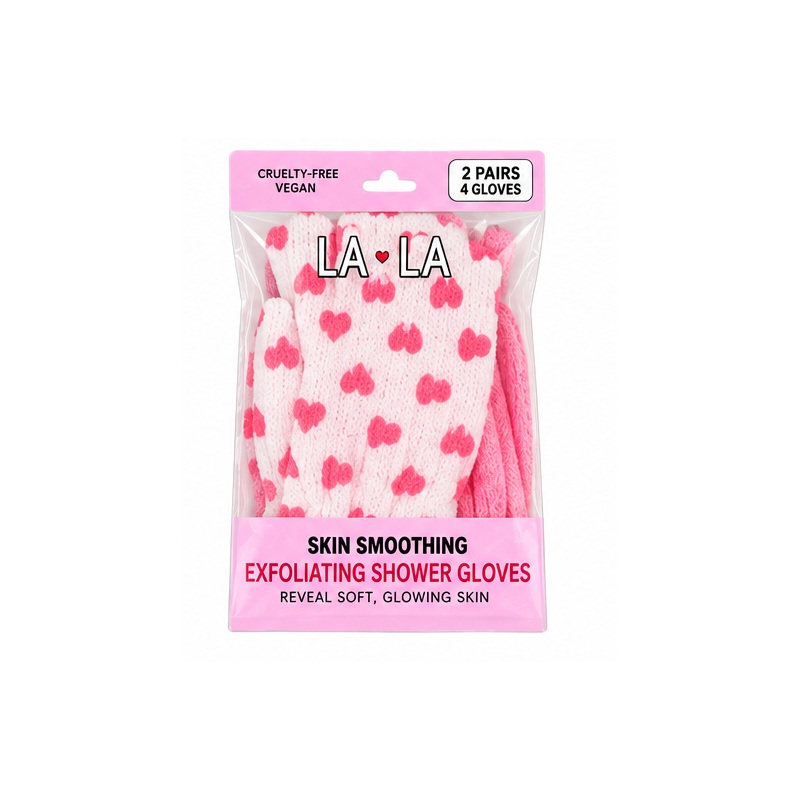 Exfoliating Shower Gloves 2 Pairs
