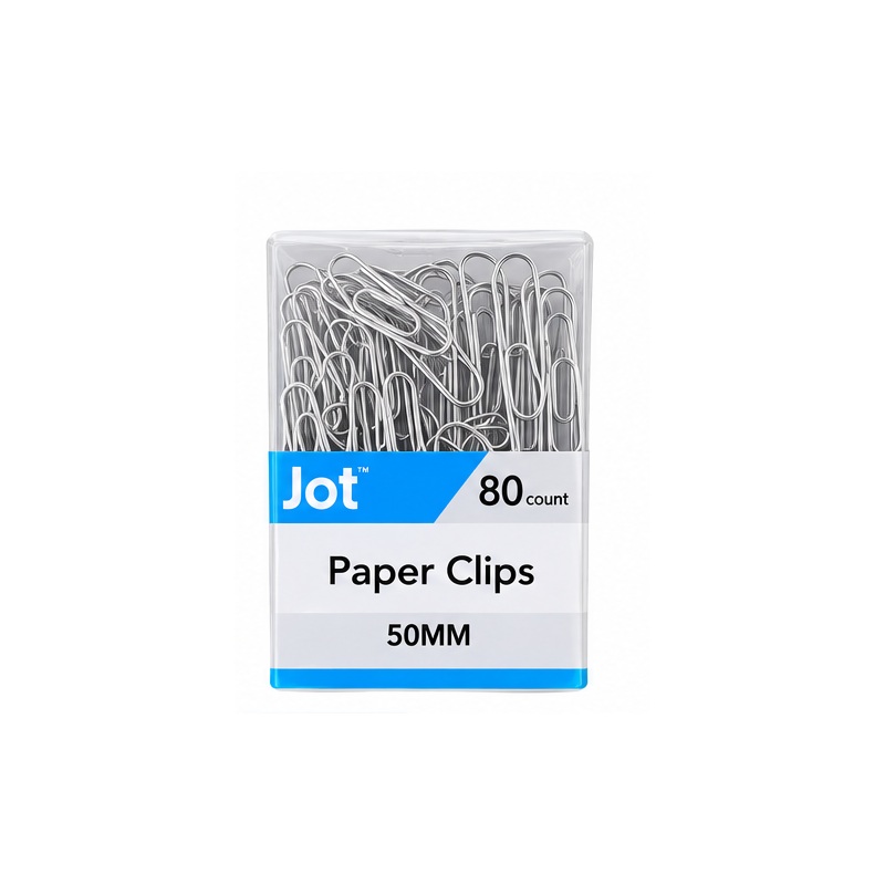 Jot Paper Clips 50mm 80 Count