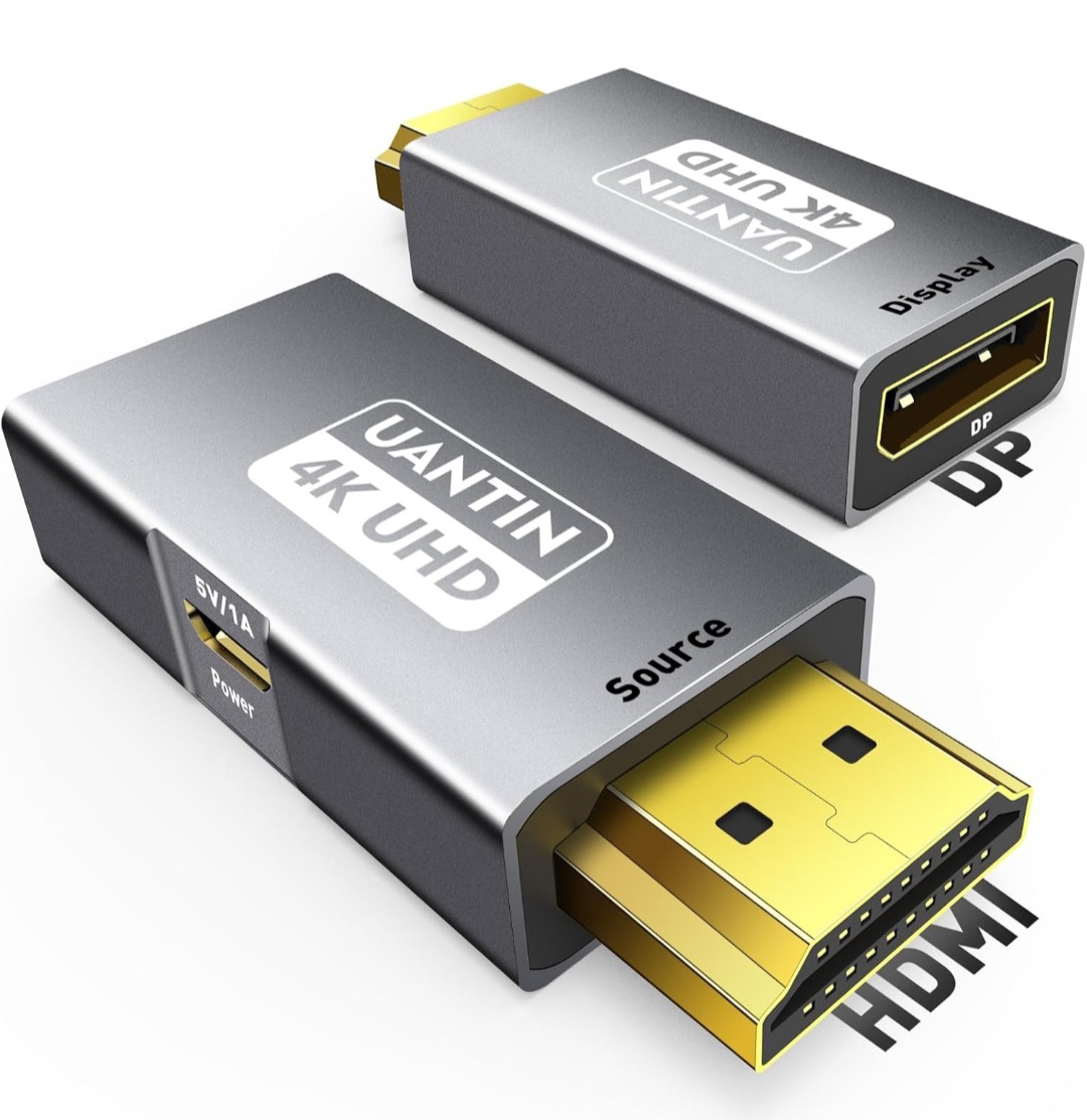UANTIN HDMI to DisplayPort Adapter